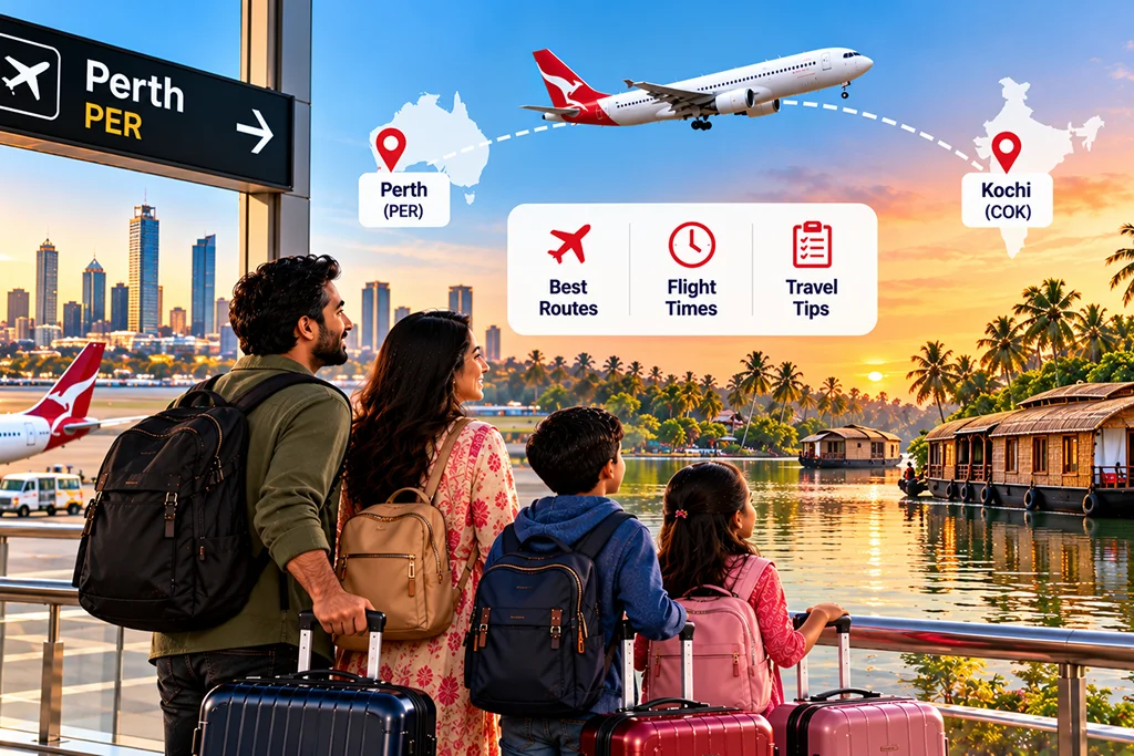 Flights Perth to Kochi Routes Times Tips Mann Travel