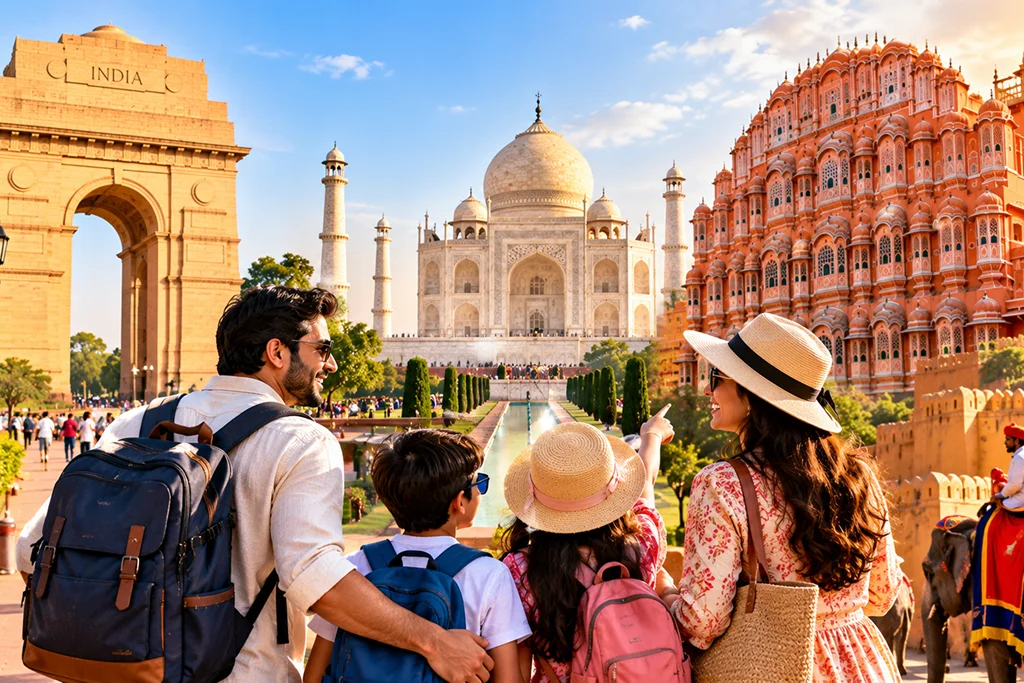 Golden Triangle in the Summer School Holidays Delhi Agra and Jaipur in 7 Days from Australia