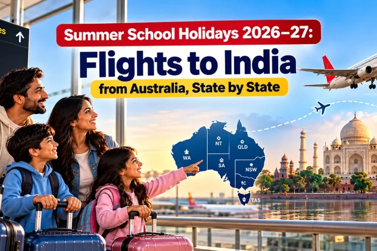 Summer School Holidays 202627 Flights to India from Australia State by State - Mann Travel Summer School Holidays 202627 Flights to India from Australia State by State