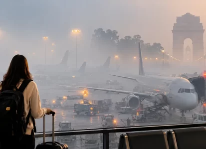 Delhi Fog Flight Delays December AU Guide Mann Travel