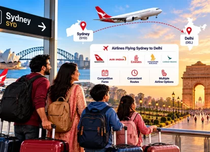 Flights Sydney to Delhi Airlines Fares Mann Travel