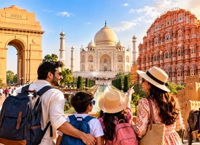 Golden Triangle in the Summer School Holidays Delhi Agra and Jaipur in 7 Days from Australia