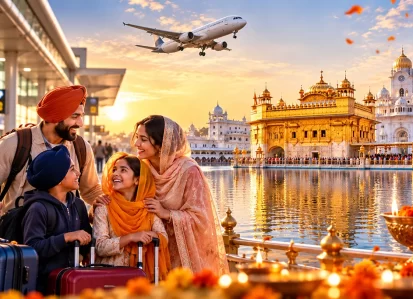 Gurpurab 2026 Flights to Amritsar from Australia