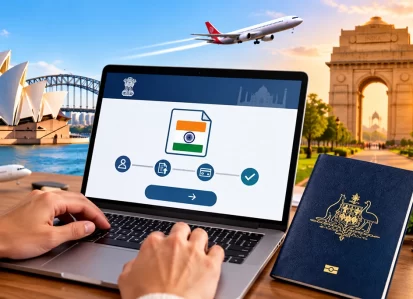 Step by step guide to apply for Indian Visa from A